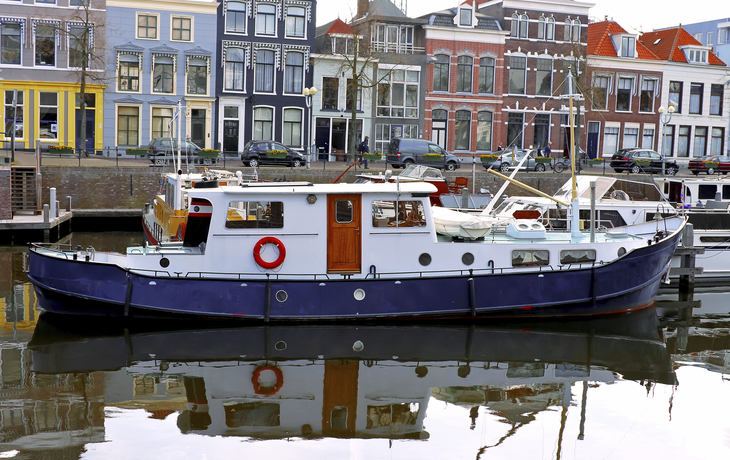 Schiff in Gorinchem, Niederlande