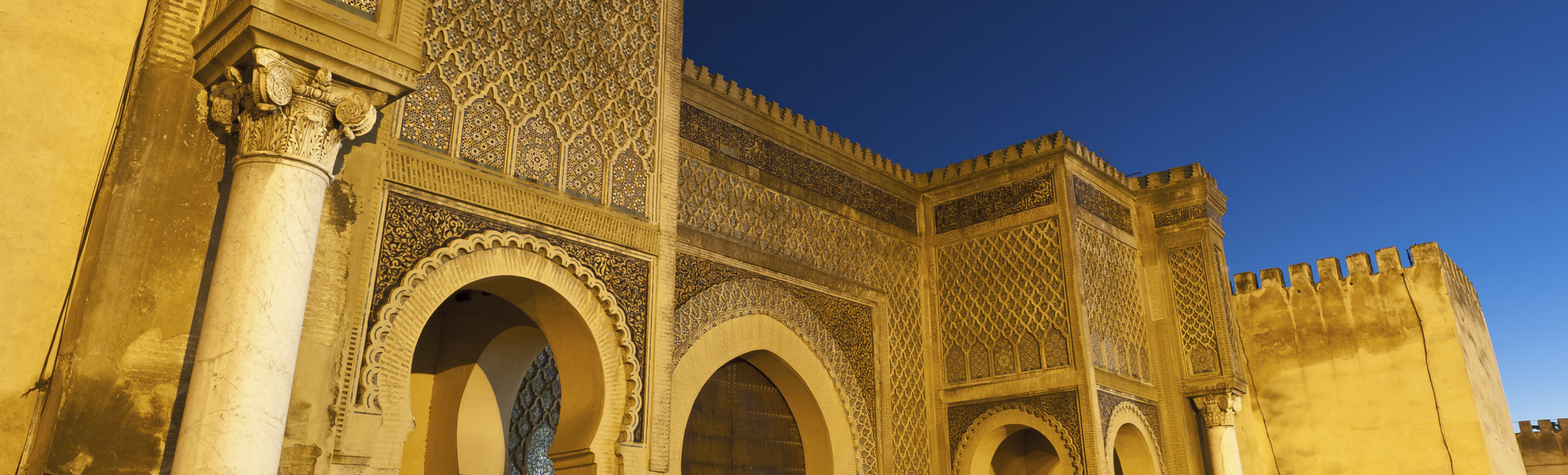 Tor Bab El Mansour in Meknes, Marokko