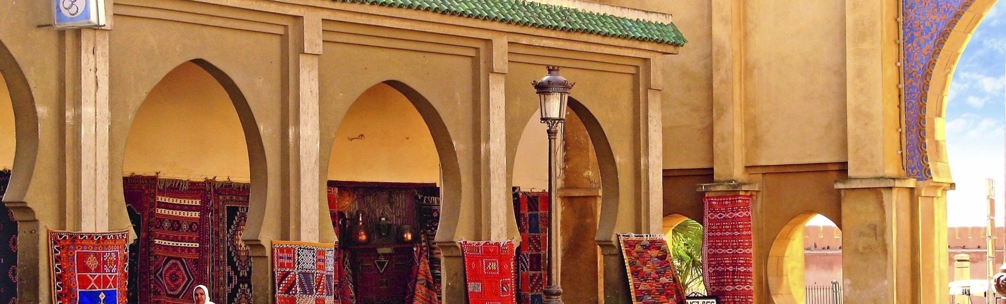 Bazar in der Stadt Meknès, Marokko