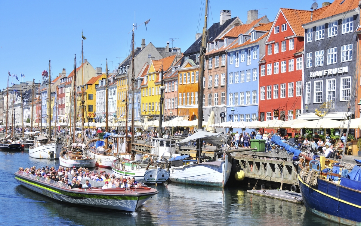 Hafen in Kopenhagen, Dänemark