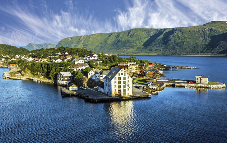Luftaufnahme von Alesund, Norwegen