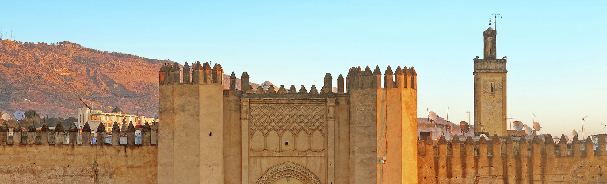 Eingangstor in die Medina in Fes, Marokko