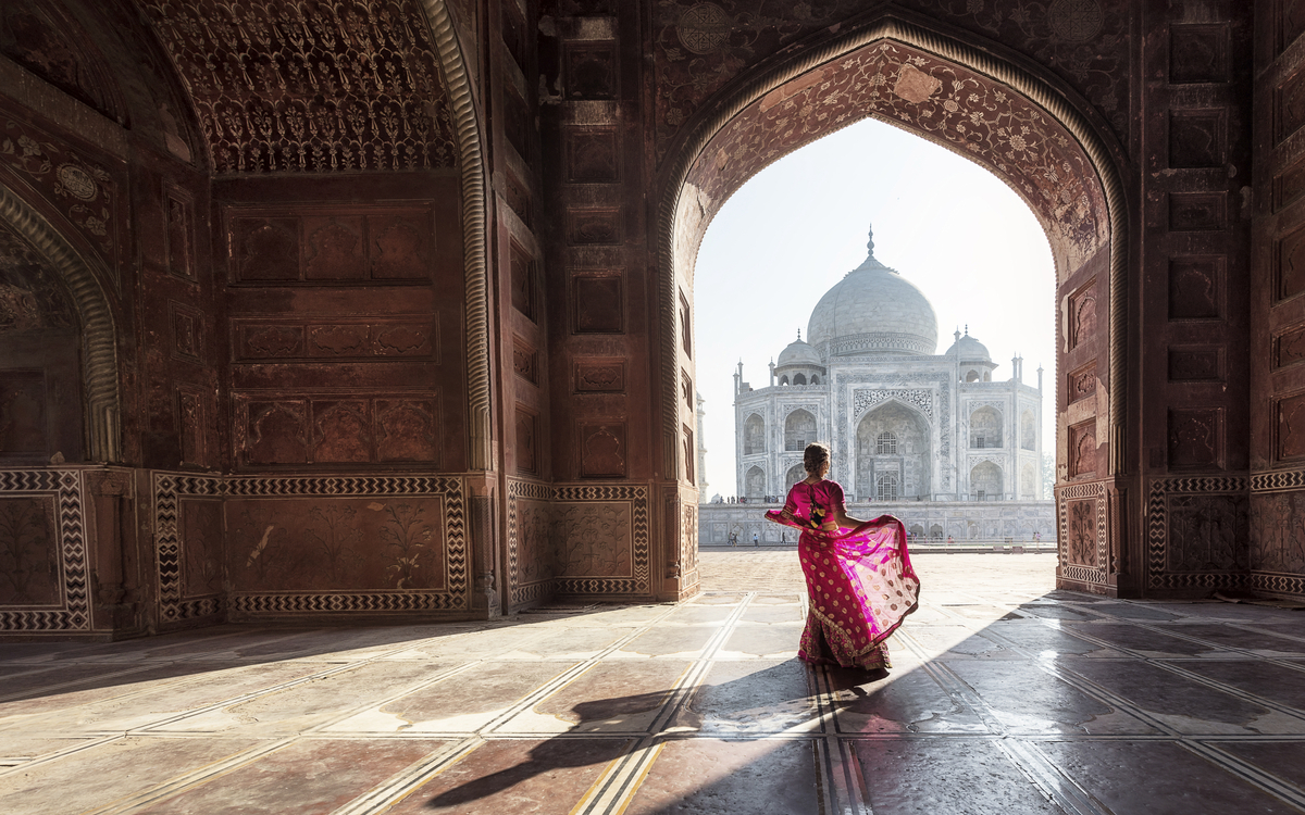 Taj Mahal in Agra, Indien