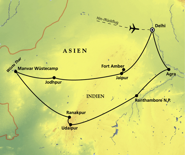Erlebnisreiches Indien