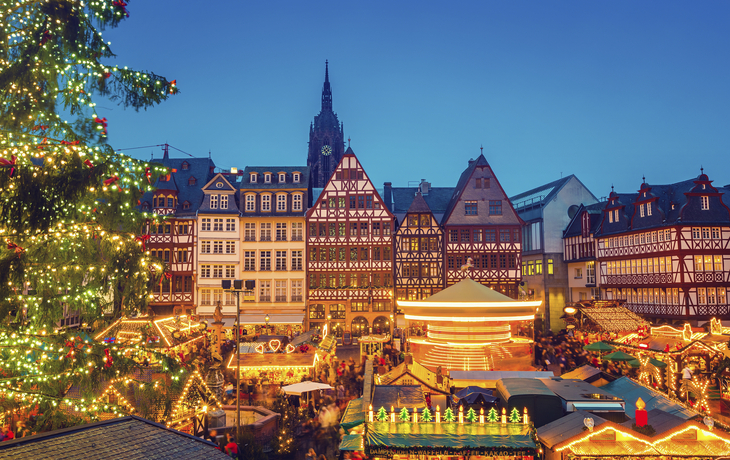 Weihnachtsmarkt in Frankfurt am Main, Deutschland