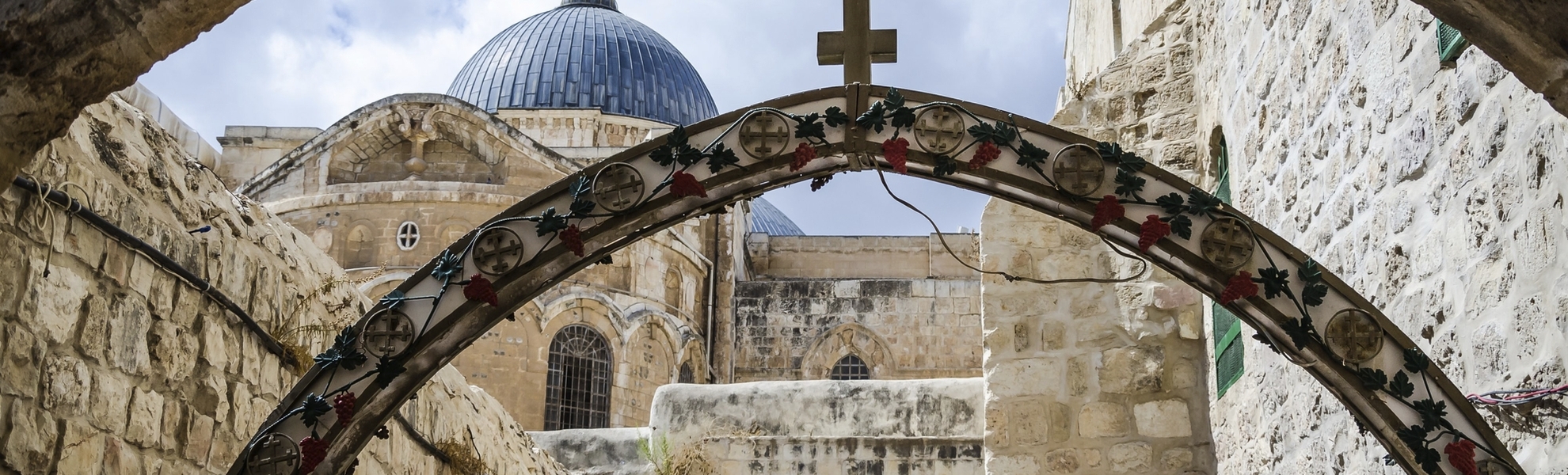 Via Dolorosa und die Grabeskirche in Jerusalem, Israel