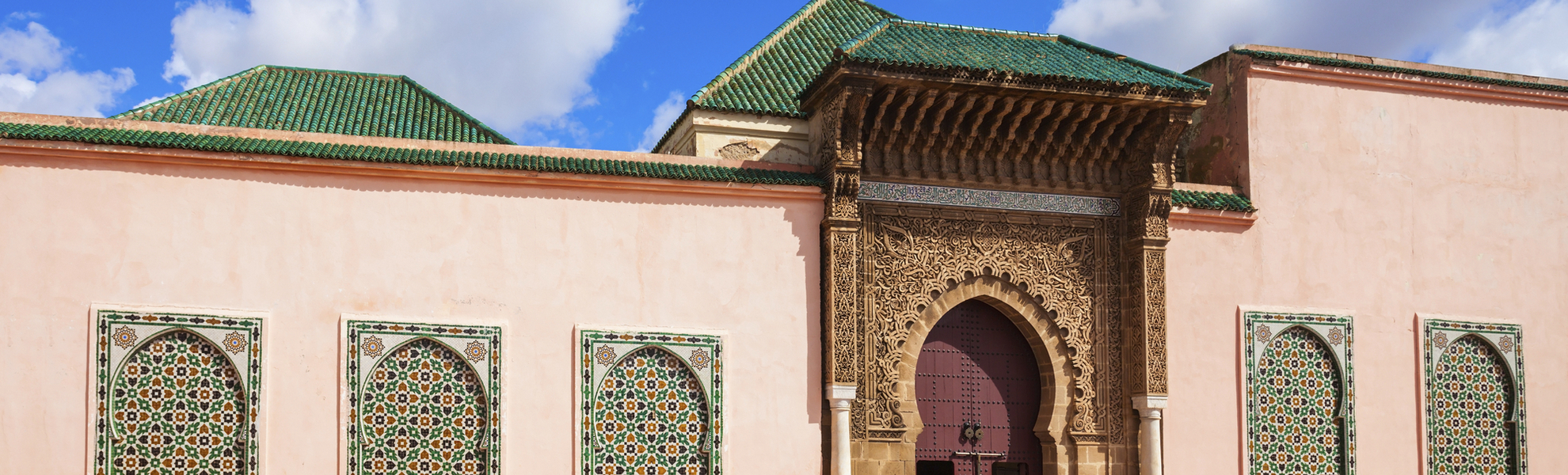 Palast in Meknes, Marokko