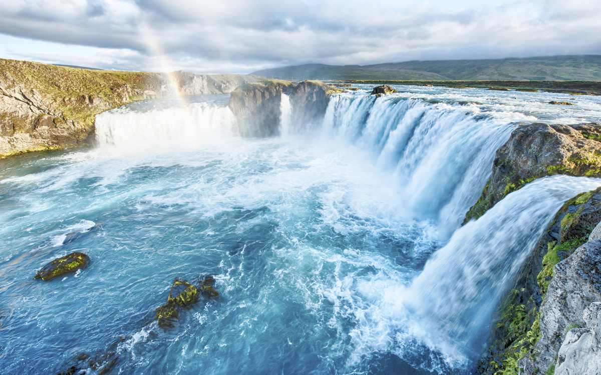 Godafoss Wasserfall, Island