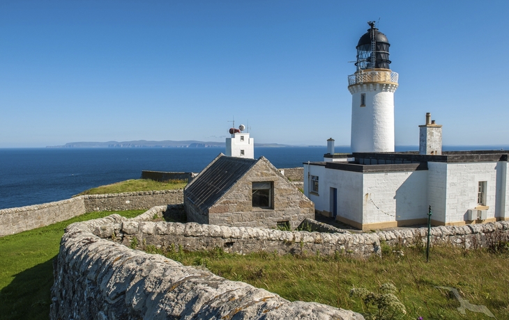 Leuchtturm am Dunnet Head, Schottland