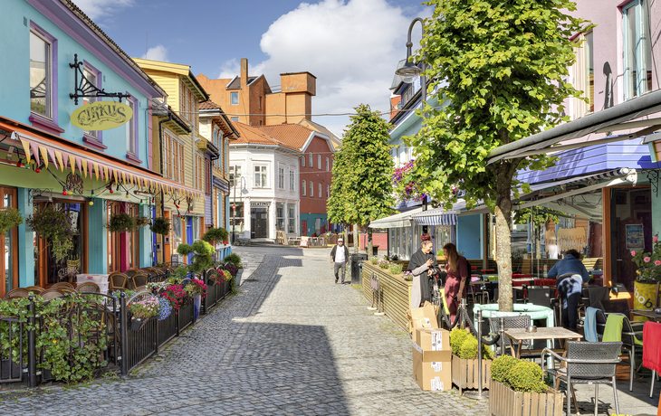 Gasse in Stavanger, Norwegen