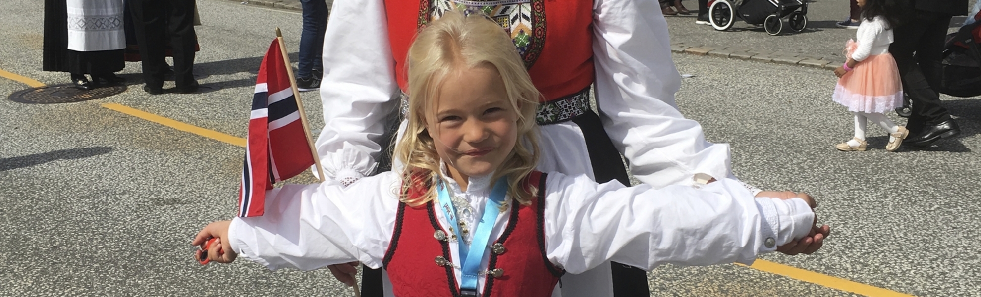 Volksfest in Bergen, Norwegen