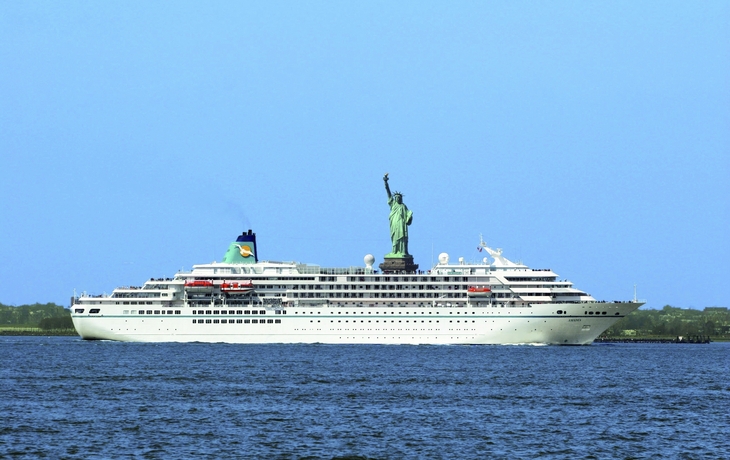 MS Amadea in New York, USA