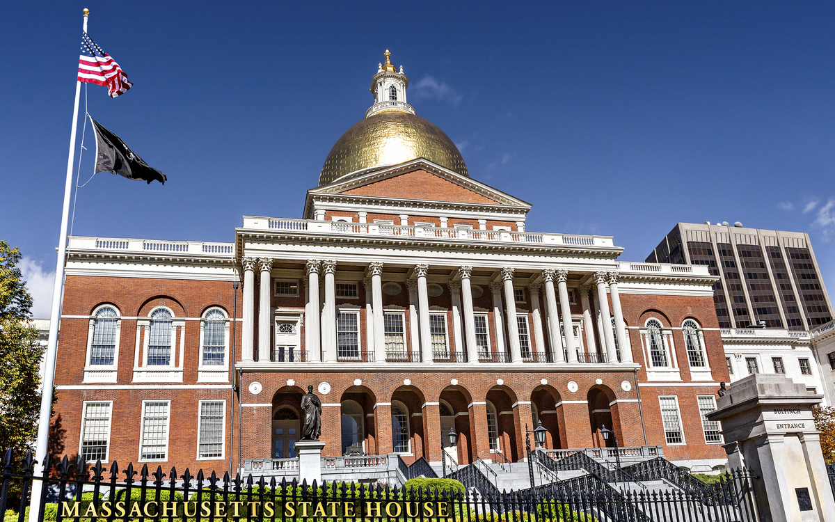 State Capitol und Regierungssitz 'State House' in Boston, USA