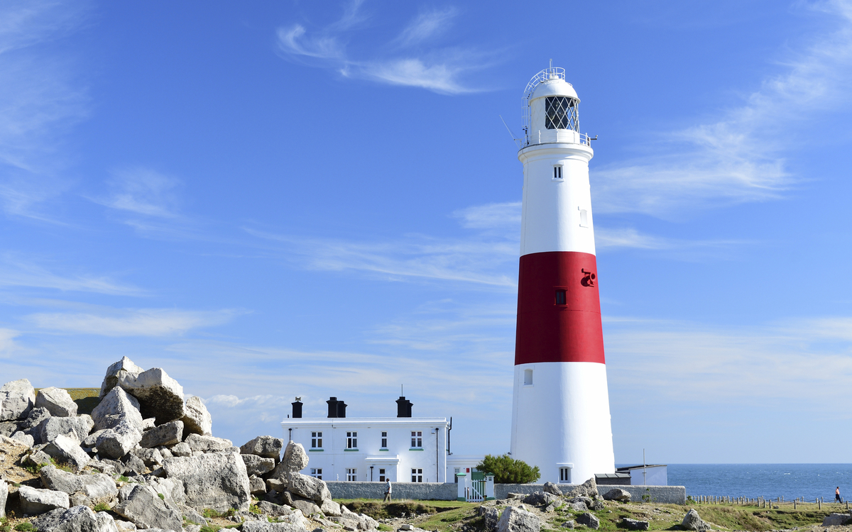 Bill-Leuchtturm in Portland, England