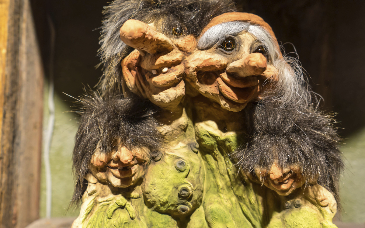 Trolle in Bergen, Norwegen