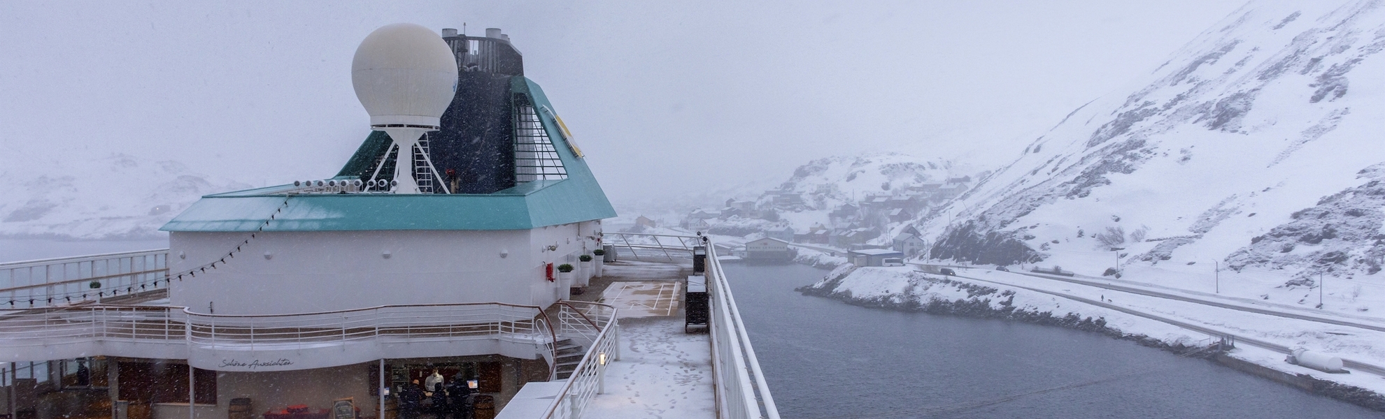 MS Amera kurz vor dem Nordkap