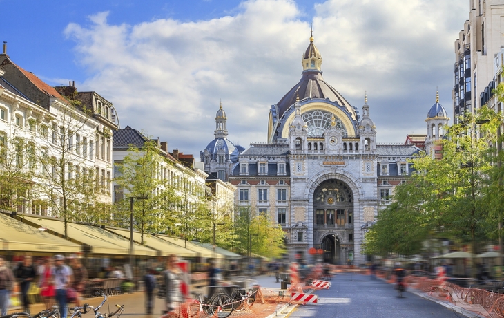 Bahnhofsgebäude von Antwerpen, Belgien