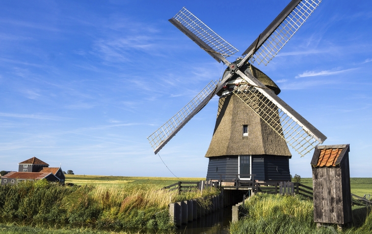 Windmühle in Hoorn, Niederlande