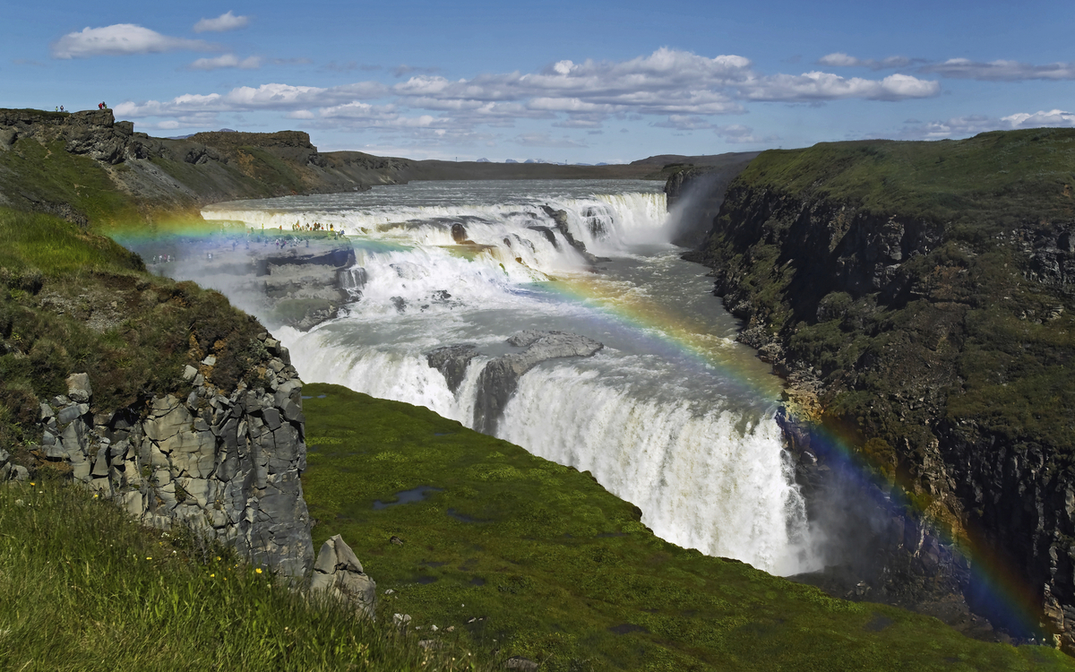 Gullfoss Wasserfall, Island