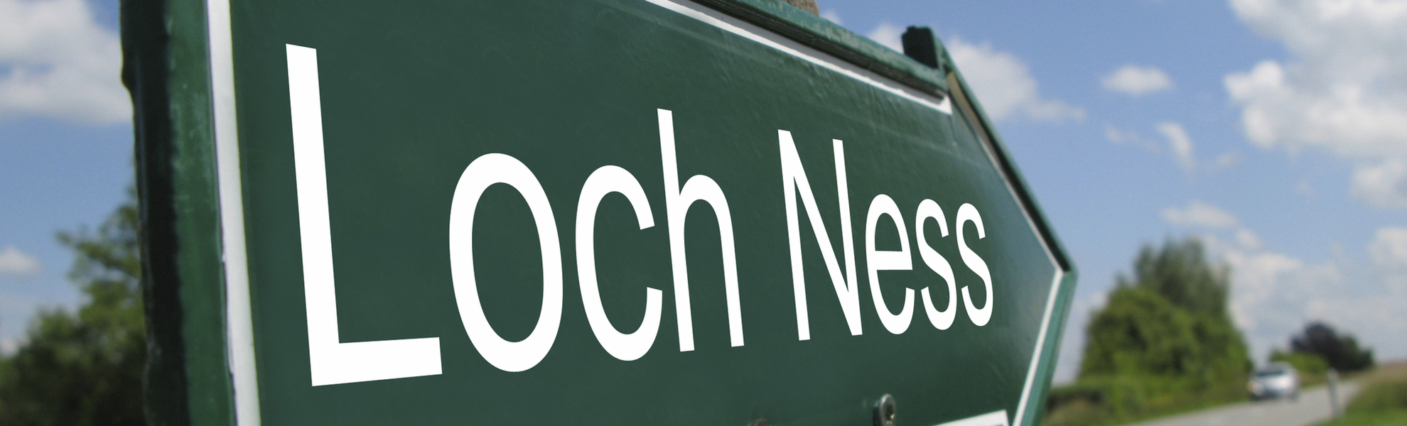 Weg zum Loch Ness, Schottland