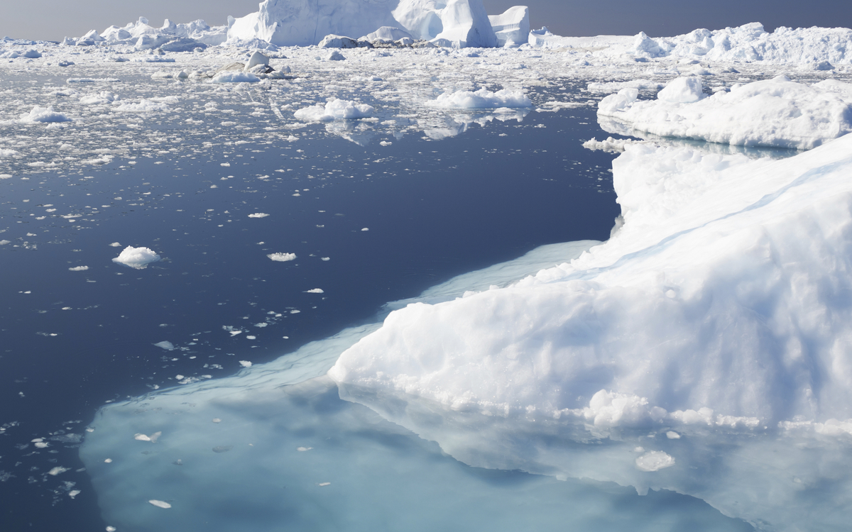 Eisberge in Grönland
