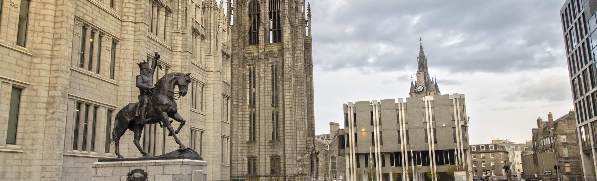 Marischal College in Aberdeen, Schottland