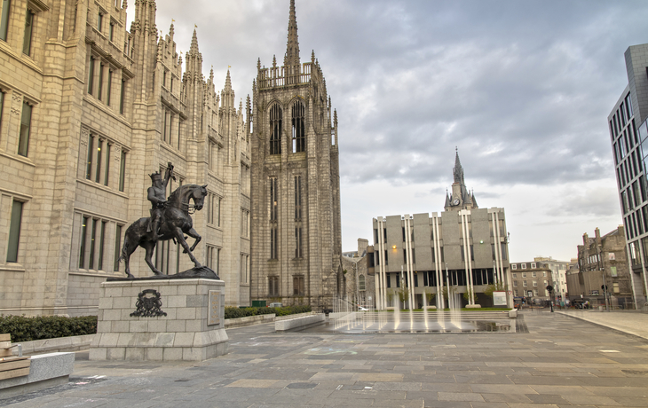 Marischal College in Aberdeen, Schottland