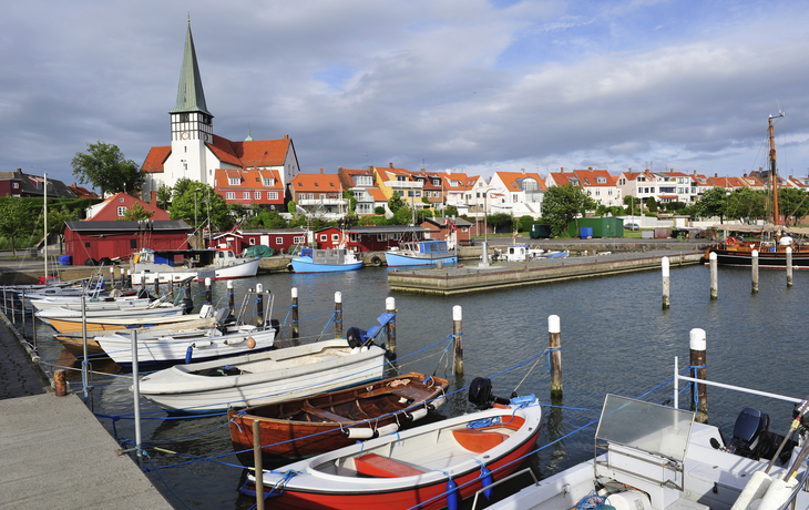 Hafen von Ronne auf Bornholm, Dänemark