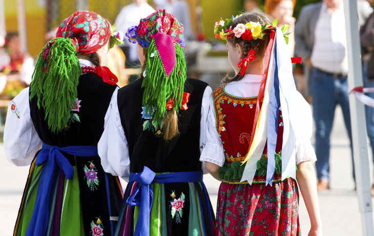 traditionelle polnische Tracht