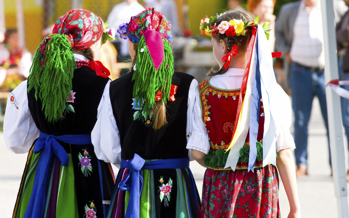 traditionelle polnische Tracht