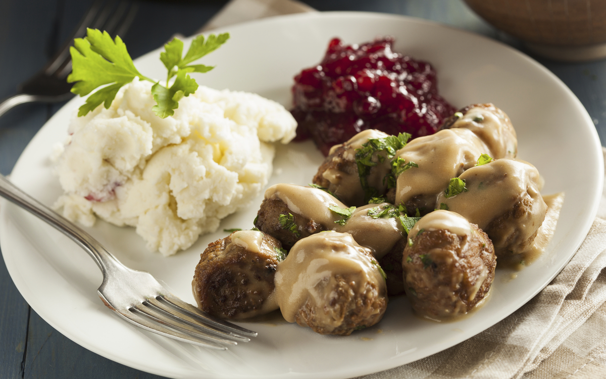 Koettbullar, traditionelles Gericht aus Schweden