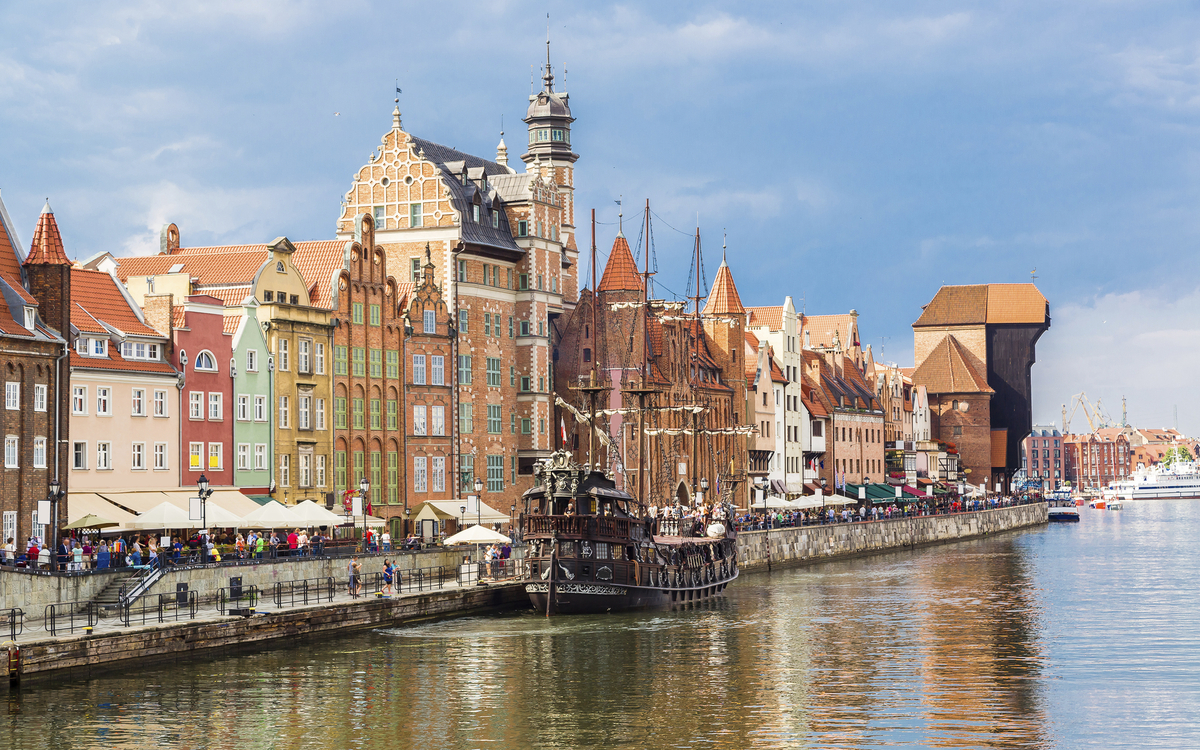 Hafen von Danzig, Polen