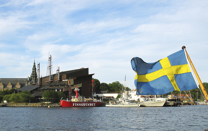 Stockholm, Blick auf das Vasa-Museum