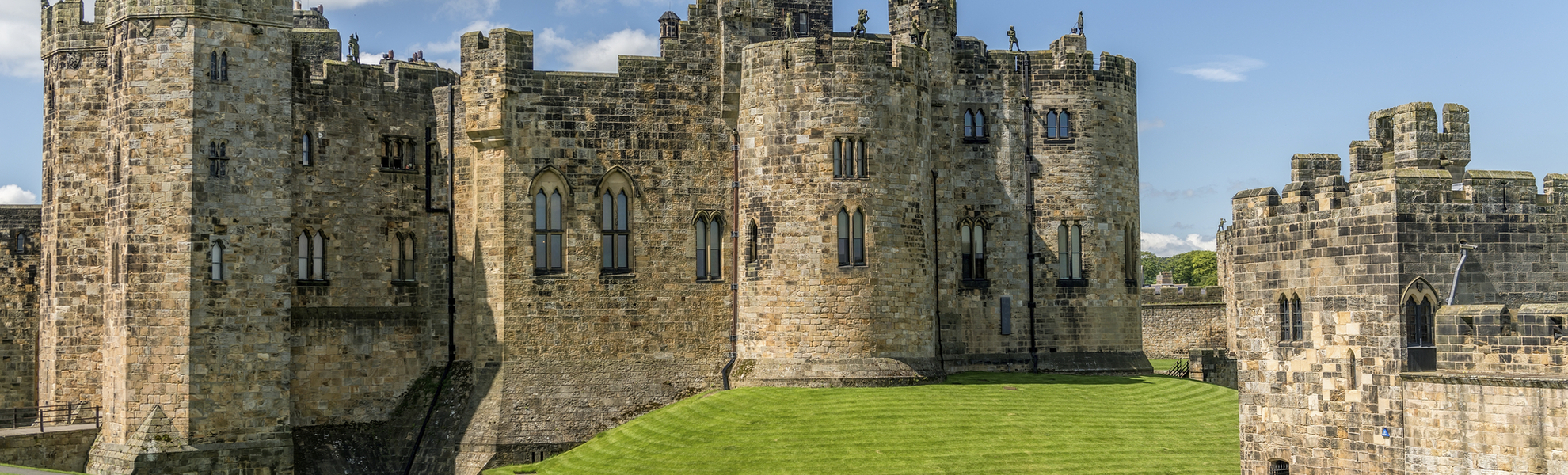 Alnwick Castle in Alnwick, England
