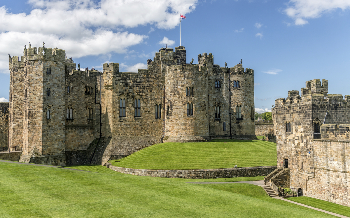Alnwick Castle in Alnwick, England