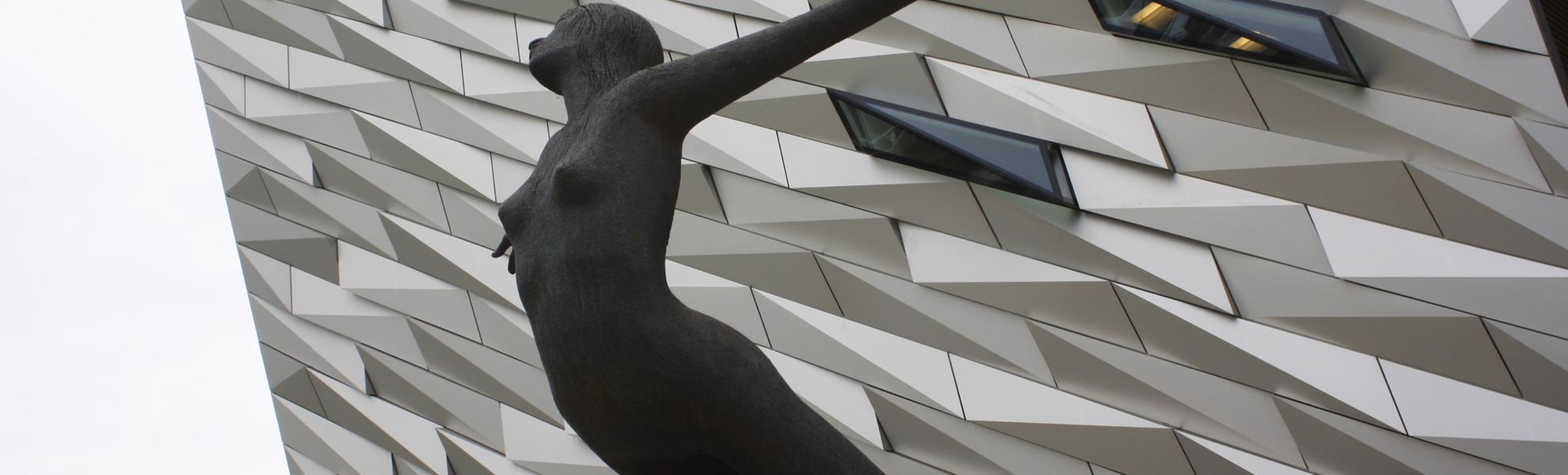 Titanic Statue in Belfast, Irland