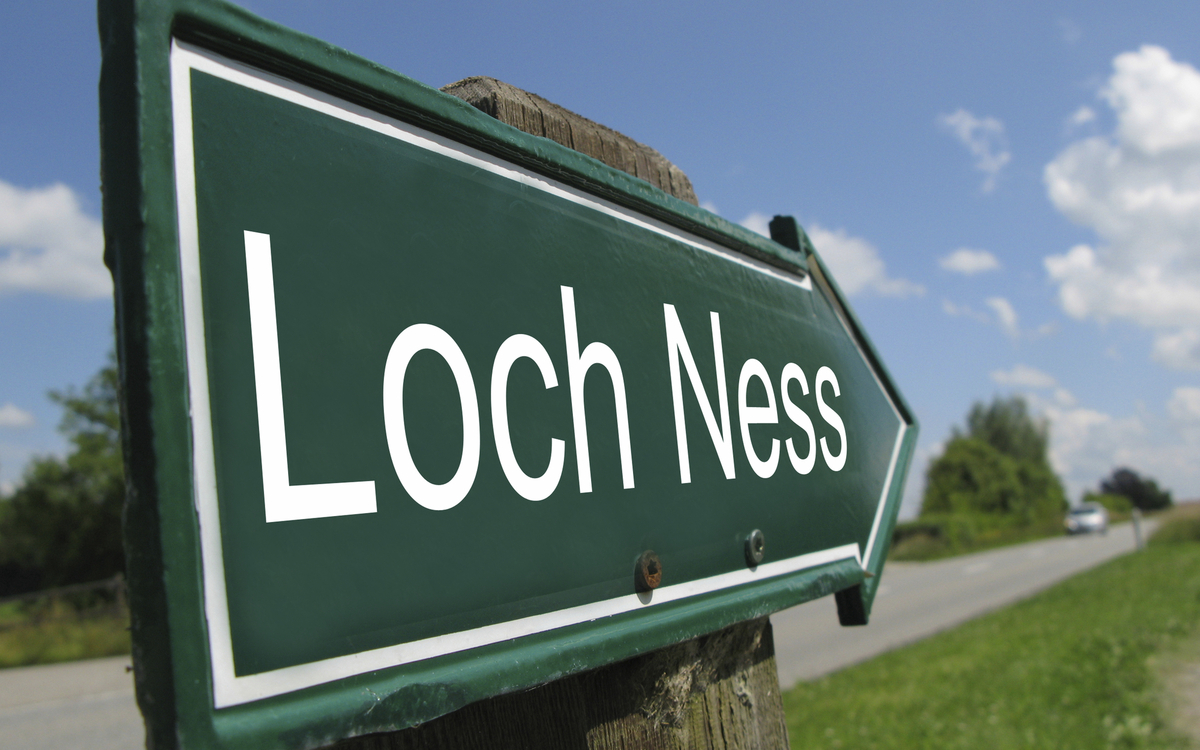Weg zum Loch Ness, Schottland