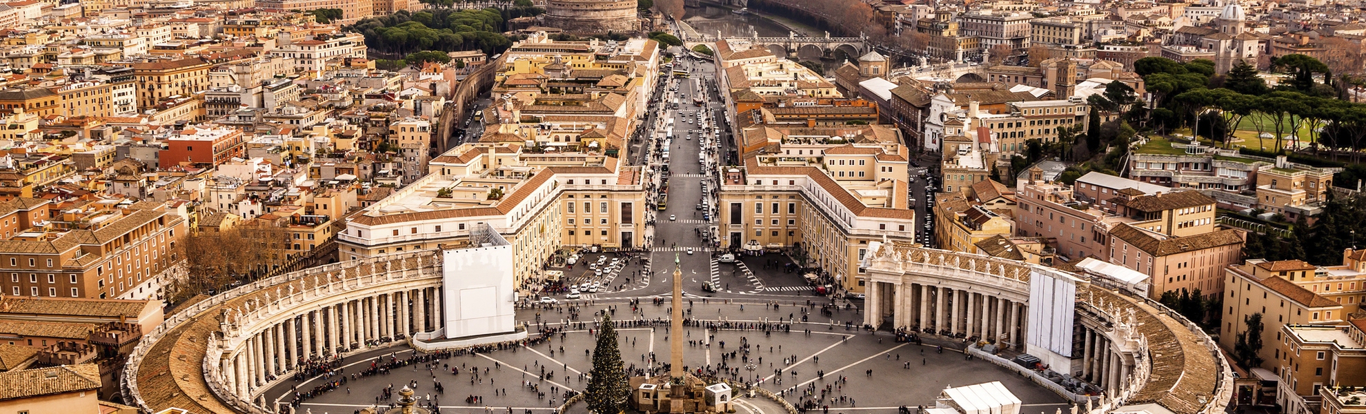 Blick auf den Vatikan und Rom, Italien