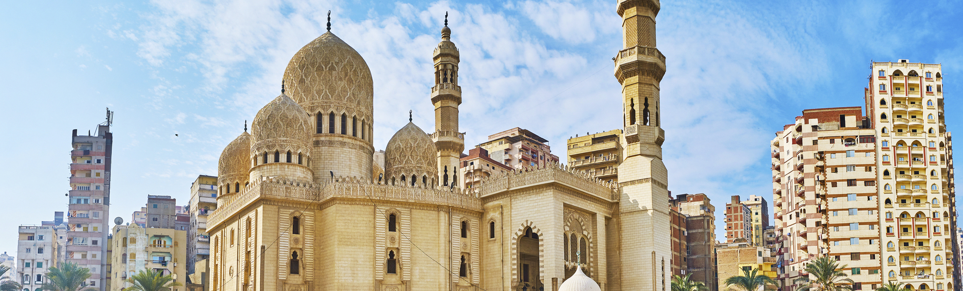 Sidi Yaqut al-Arshi Moschee in Alexandria, Aegypten