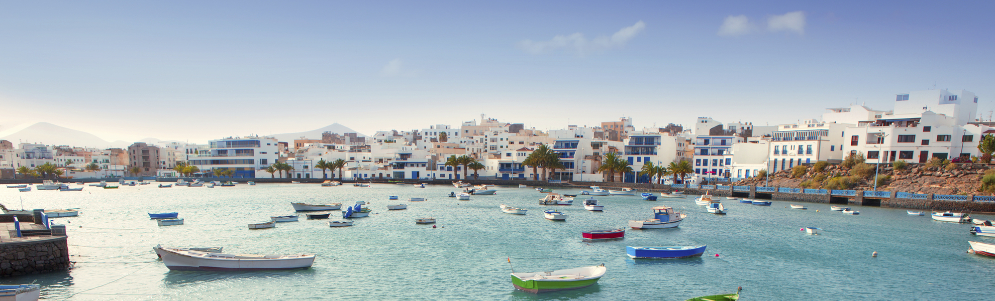 Hafen von Arrecife auf Lanzarote, Kanarische Inseln, Spanien