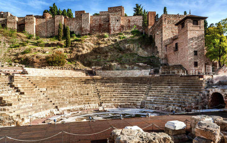 römisches Theater in Malaga, Spanien