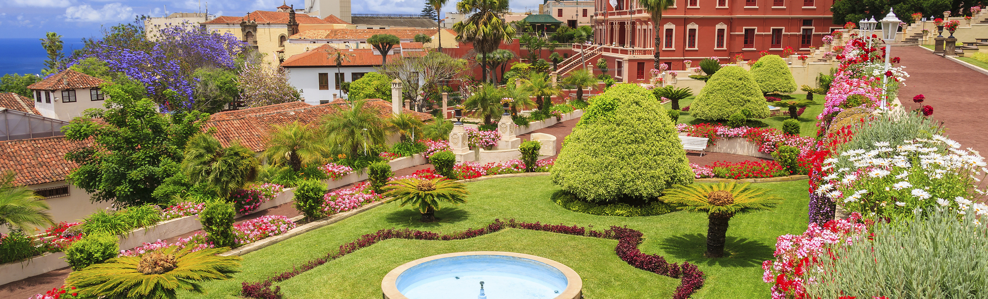 Botanischer Garten in Orotava auf Teneriffa, Spanien