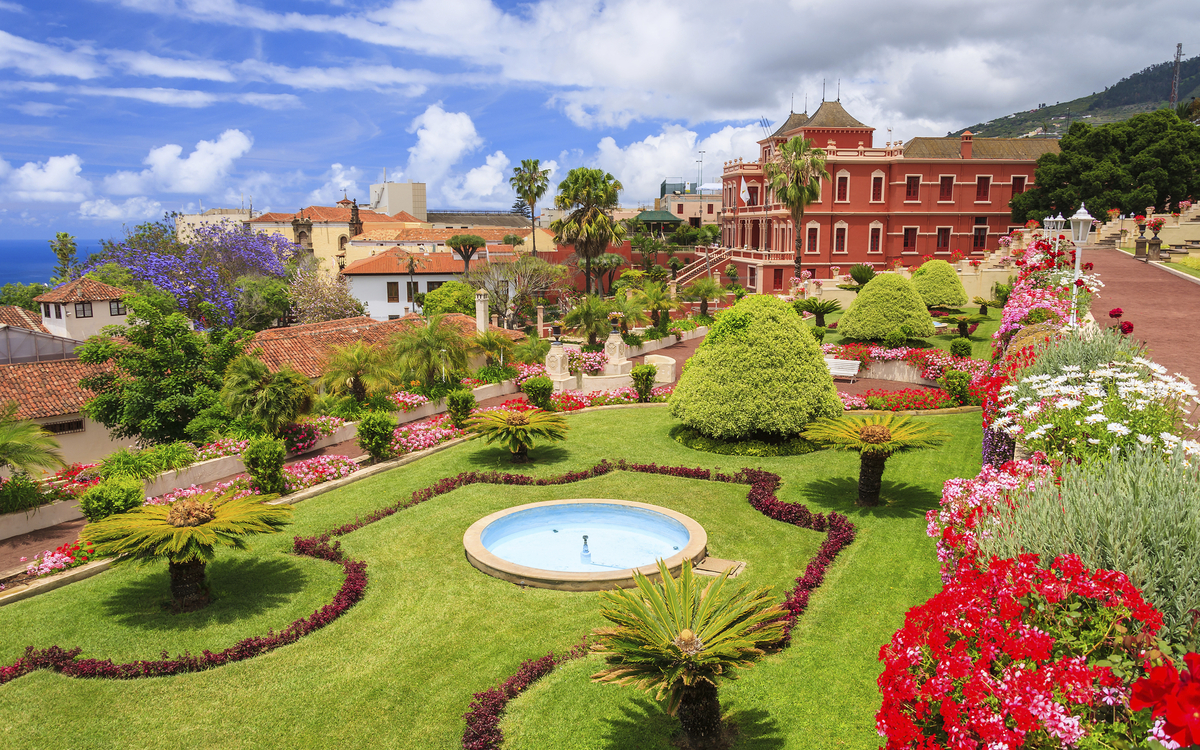 Botanischer Garten in Orotava auf Teneriffa, Spanien