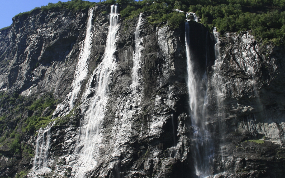 Geirangerfjord, Wasserfall 7 Schwestern