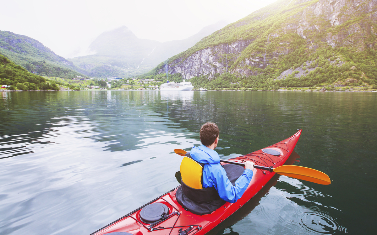 Geirangerfjord, Kanutour