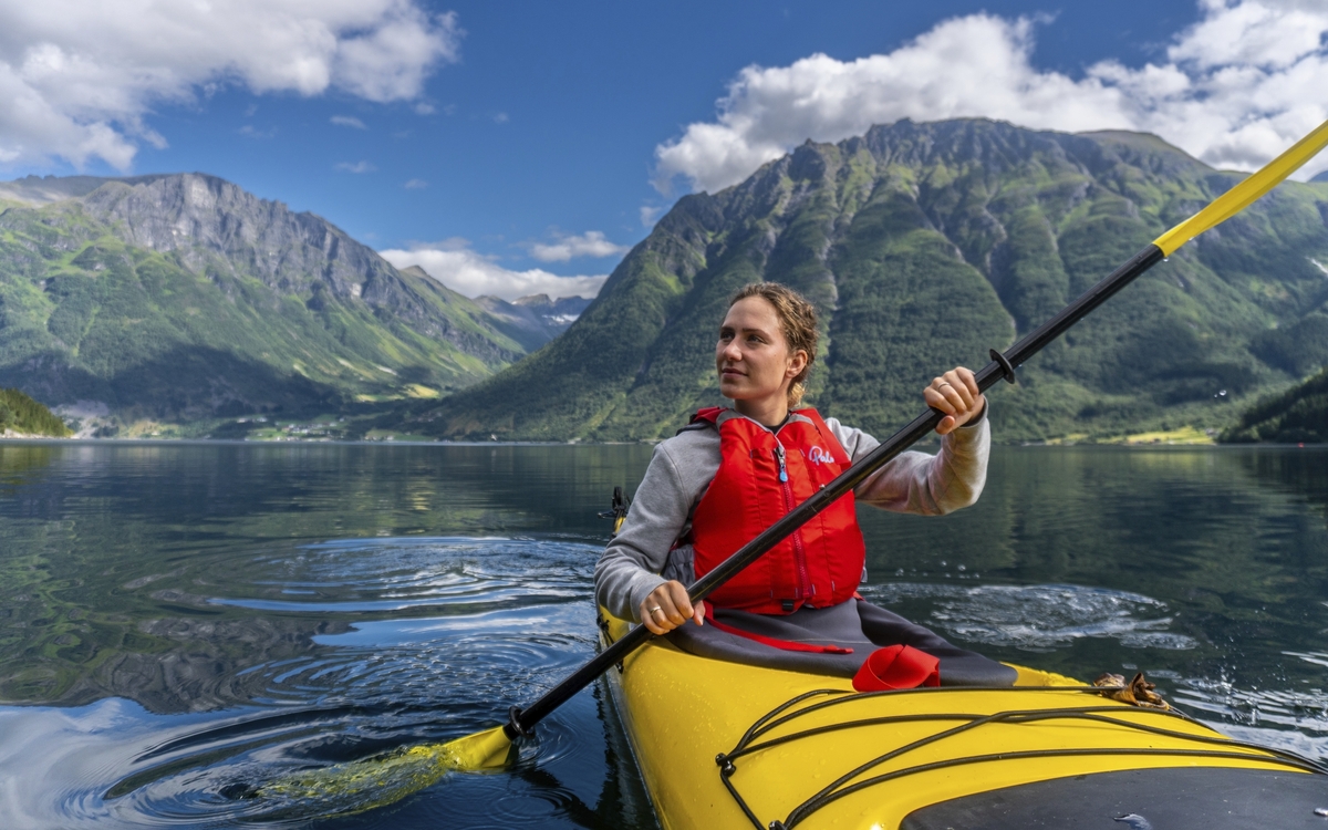 Kajakfahren im Nordfjord