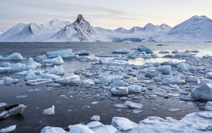 Eisberge in Spitzbergen