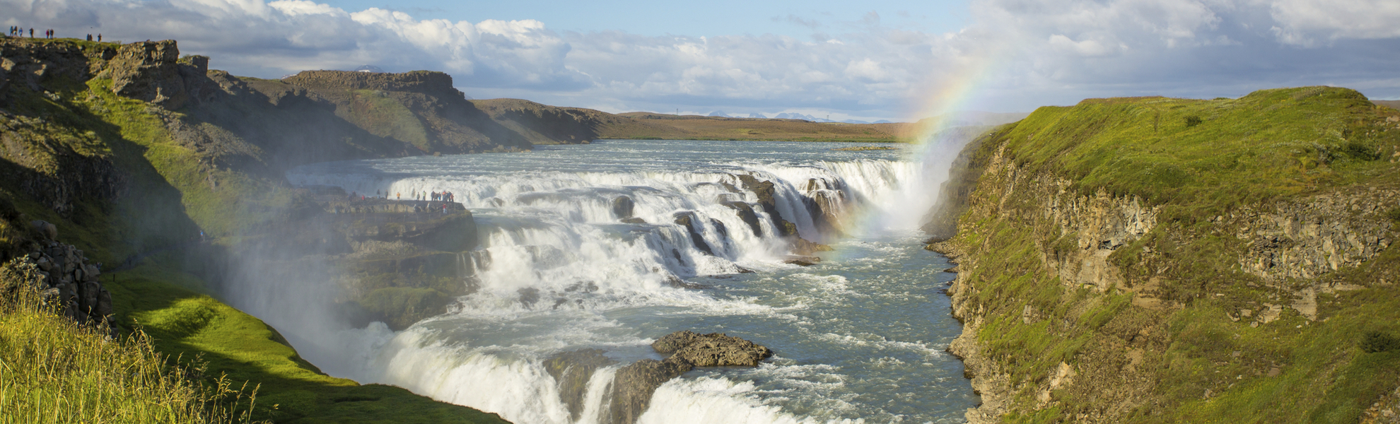 Der Gullfoss Wasserfall, Island