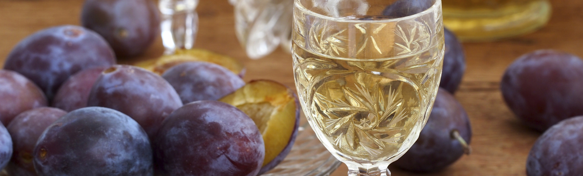 Der Sliwowitz, berühmter Obstbrand aus Pflaumen