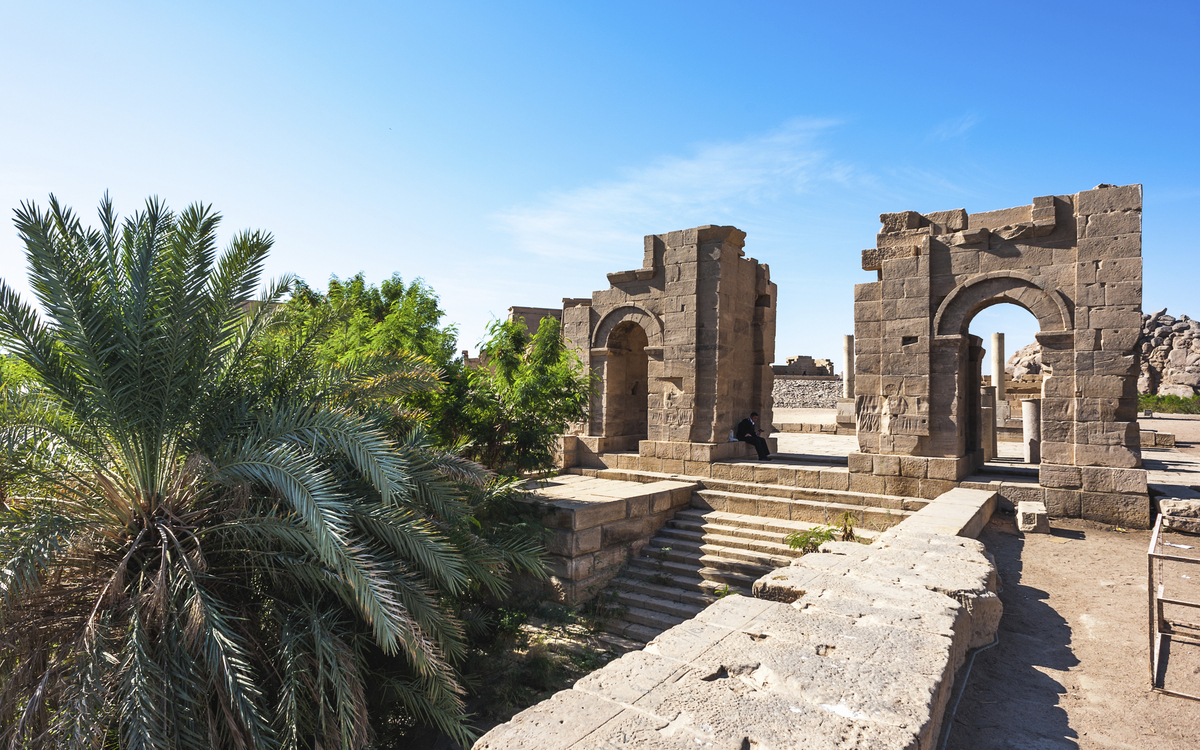 Tempel von Philae auf der Insel Agilkia in Ägypten